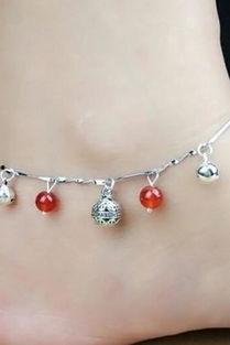 网红珍珠脚链图片大全,时尚搭配指南